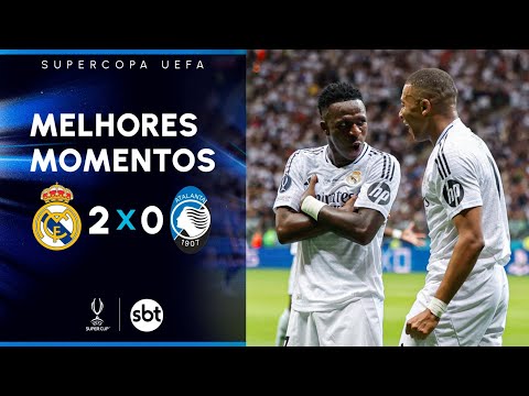 REAL CAMPEÃO! Real Madrid 2 x 0 Atalanta - Melhores momentos | Supercopa da Uefa