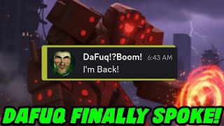 BOOM FINALLY RESPONDED AFTER MONTHS… SKIBIDI TOILET EPISODE 80 IS CLOSE! 