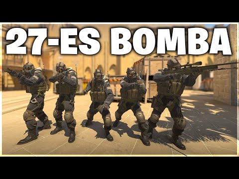 27-es Bomba Robbant Miragen! | Counter Strike 2