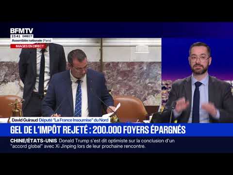 David Guiraud recadre un député de droite sur taxation en France