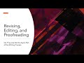 Editing and Revising Techniques