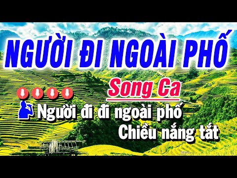Karaoke Người Đi Ngoài Phố Nhạc Sống Song Ca | Beat Bảo Hưng