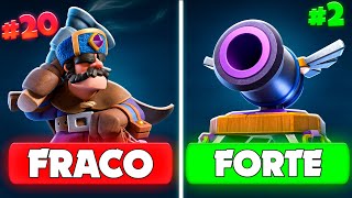 Ranqueando TODAS 35 Evoluções da PIOR para MELHOR