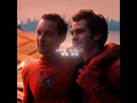 “ It’s what we do “ no way home #spiderman #tobeymaguire #andrewgarfield #tomholland
