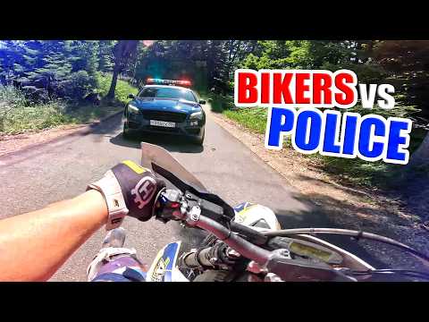 Best Motorcycle Police Chase | POLICE vs DIRT BIKERS Compilation 2025