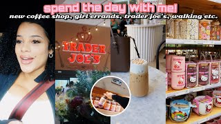 vl☆g: spend the day with me ‧₊˚✩彡 grwm, new coffee shop, girl errands, groceries, walking etc.
