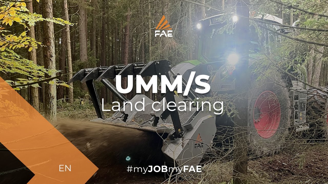 Video - FAE UMM/S - The FAE UMM/S forestry mulcher in action with a Fendt tractor in Germany