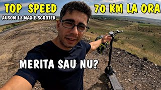DOVADA  ca prinde  70km la ora❗ TOP SPEED cu trotineta electrică Ausom L2 Max #ausom #escooter 