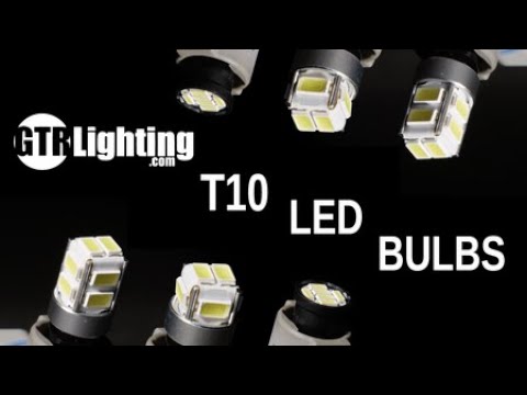 T10/194: GTR 6-LED CANBUS Bulbs