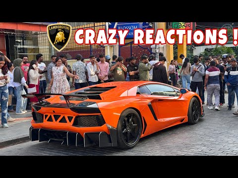 FLAME THROWER AVENTADOR | FULLY MODIFIED LAMBORGHINI |CRAZY FLYBY SOUNDS & REVVING (REACTIONS)