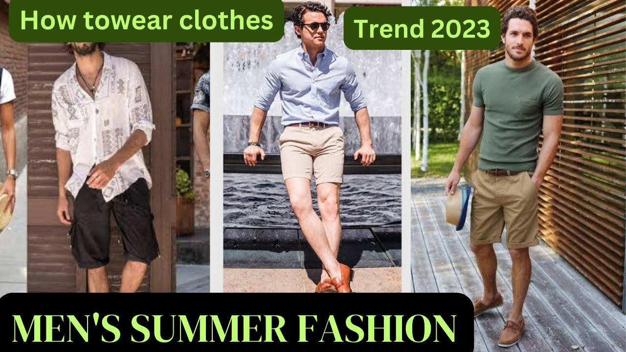 summer fashion | Summer wear for men 2023 | mens style