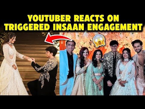 CRAZY! 😯 Youtubers REACTION On Triggered insaan & ruchika rathore Engagement | Triggered insaan