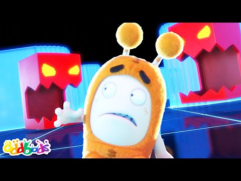 Slicked Up in Video Game World | 1 Hour Oddbods Full Episodes  | Funny Cartoons for Kids