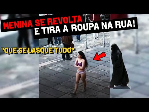 JOVEM FAZ ALGO MUITO ESTRANHO NO MEIO DA RUA! NOTÍCIAS DE HOJE