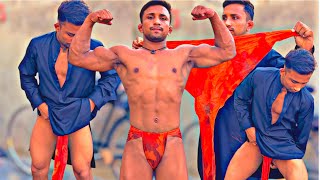 How Pehalwans Wear Langot | Boost Stamina with Desi Kushti Akhada Training!
