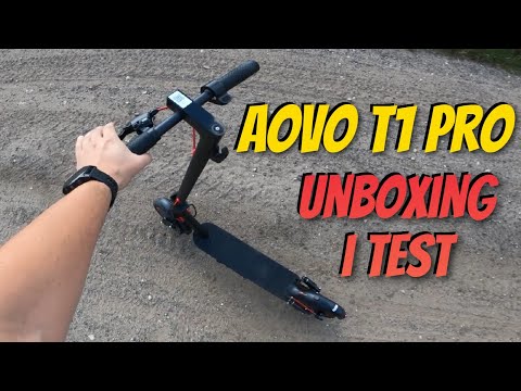 Unboxing i test Hulajnogi - AOVO T1 Pro 350W - Hulajnoga dla normalnych ludzi, a nie wariatów