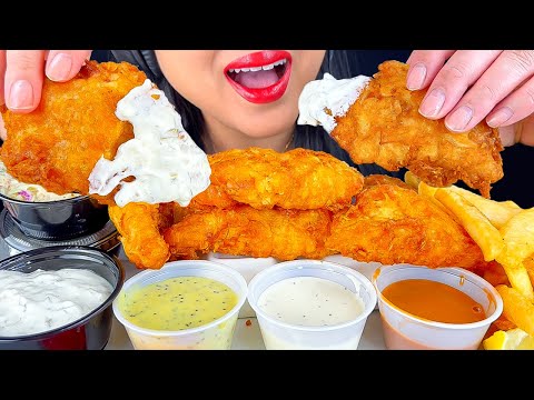 ASMR FISH AND CHIPS (BEEN CRAVING THIS ALL WEEK)