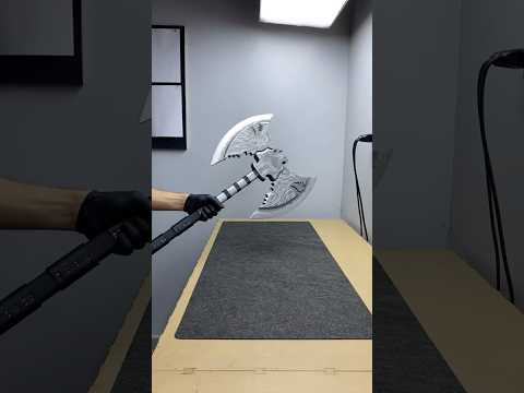 صنعت اكبر axe فى حياتى 🤯 🪓 🔥 #borak #fyp #axe #vikingaxe #skyrim #viral #godofwar #marvel