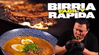 Birria FACIL y RAPIDA 🔥🥩🍜