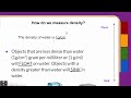 Measuring Density: Key Concepts and Applications