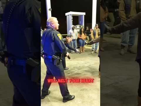 A man on motorcycle was being chased by police officers but then…