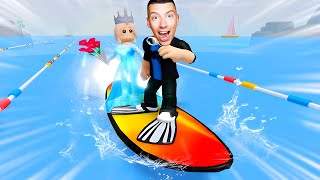 REDKILL NAGE POUR SAUVER LA PRINCESSE ROBLOX !!