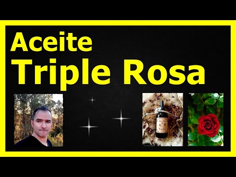 EL ACEITE DE LA TRIPLE ROSA #elbrujoshiva #rosa #aceiterosas