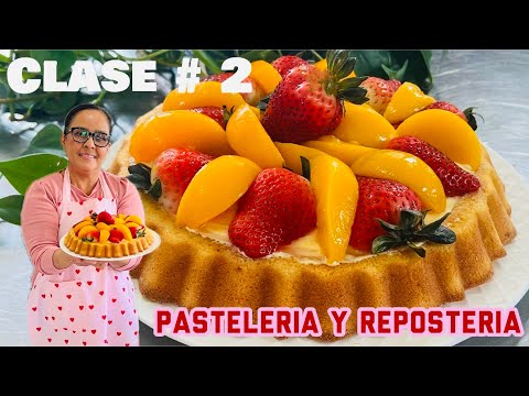 🔴Clase # 2🔴Pastel de leche suave con crema pastelera y frutas -ATENCION PRINCIPIANTES