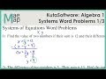 Solving Systems of Equations Word Problems