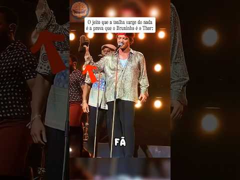 O Bruno Mars faz bico de Thor nas horas vagas... 😱
