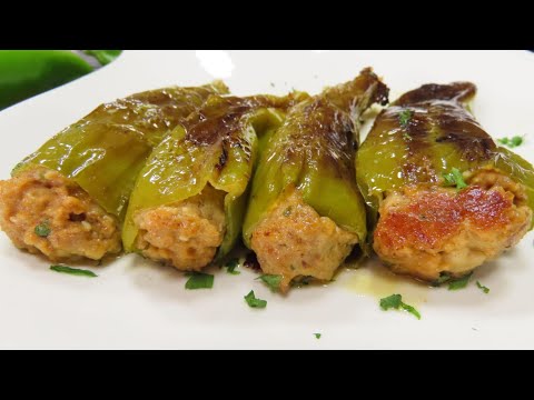 Ljetni Ručak - Punjene Pržene Duge Uske Banana Paprike (ili Jalapeno) Recept!