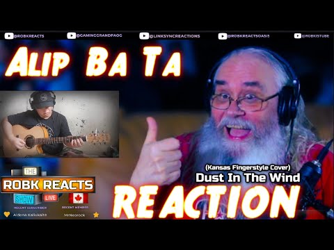 Alip Ba Ta - Dust In The Wind (Kansas Fingerstyle Cover) - Requested Reaction