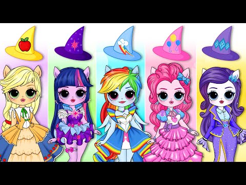 Twilight Sparkle, Rainbow Dash & Friends Get Switch Fashion