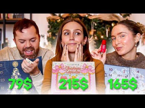 TEST DE CALENDRIERS DE L’AVENT ! 🎄avec Tommy et Audréanne ✨(le mien est WOW!)