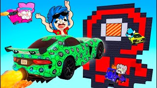 Las CAJAS MISTERIOSAS de EL JUEGO DEL CALAMAR 3 en GTA 5 😱🚗 ¡AGUJEROS con SORPRESAS!