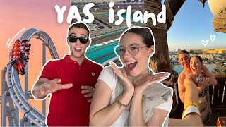OUR FIRST TIME ON YAS ISLAND, ABU DHABI | Jasmin and James