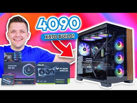 Building the ULTIMATE 4K Gaming PC! 🚀 [ft. RTX 4090 & X870E w/ Benchmarks]