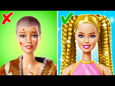 ASMR Doll Makeover *Rich vs Poor Edition*