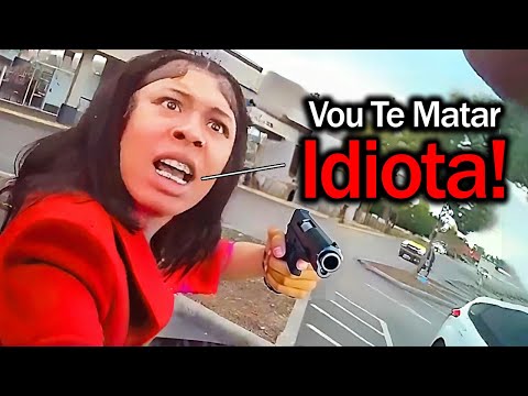 Crianças MIMADAS Apontando ARMAS para Policiais