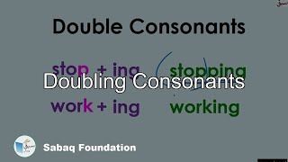 Doubling Consonants