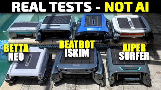 Solar Pool Skimmers - Beatbot, Aiper & Betta vs. Generic