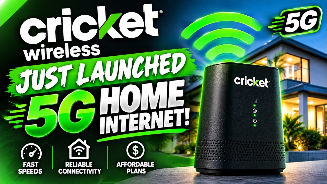 Cricket Wireless Just Launched 5G Home Internet!
