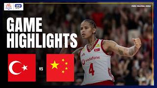 TÜRKIYE vs CHINA | GAME HIGHLIGHTS | 2026 FIVB VOLLEYBALL WOMEN’S NATIONS LEAGUE | JUNE 22, 2026