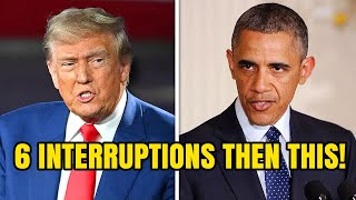 Trump INTERRUPTS Barack Obama 6 Times — His 7th Line Shuts Him DOWN
