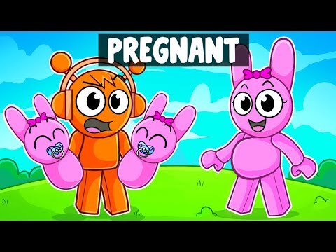 Pinki is PREGNANT with TWINS in Roblox! (Sprunki)
