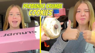 PROBANDO LAS CRUMBL COOKIES EN USA CON MI HOST SISTER 🇺🇸 DANIELA GO