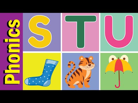 S T U Phonics Chant for Children | English Pronunciation for Children | Fun Kids English