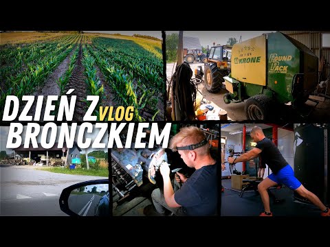 DZIEŃ z BRONKIEM *VLOG* 🔥 NOWE MASZYNY NA MOKRZYNIE, ROBOTA NA PODWÓRKU & OGLĘDZINY KUKURYDZY
