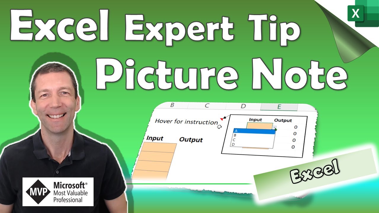 Excel Tip – Adding a Picture to a Note