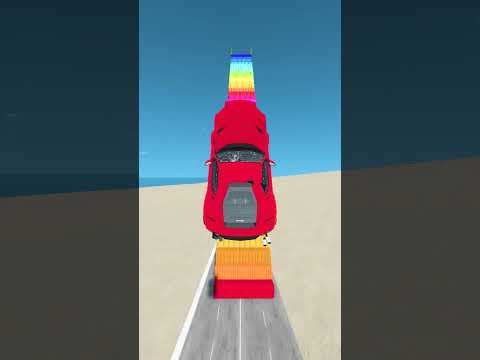 Cars Jumping Competition 🚗 | BeamNG.drive #shorts